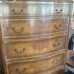 Solid Wood Antique Dresser 