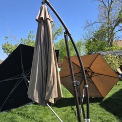 Large Patio Umbrella And Stand