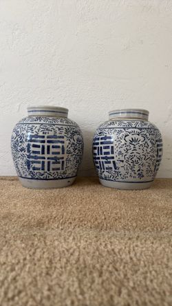 Vintage Japanese jars