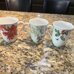 Lenox Mugs 3 Of Them