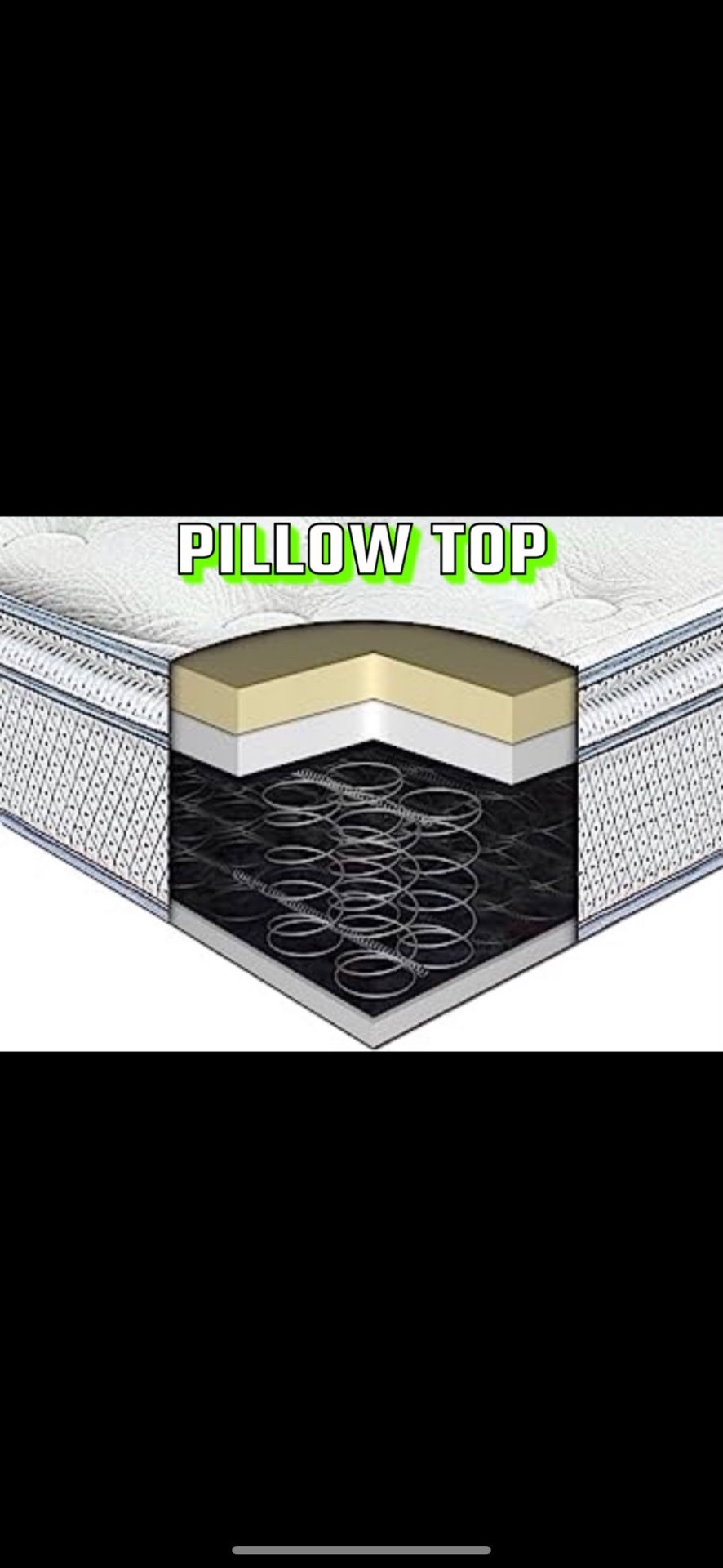 Full Size Pillow Top Mattress