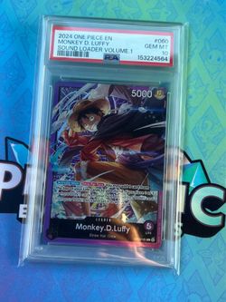 2024 ONE PIECE PROMOS SOUND LOADER VOLUME.1 #060 MONKEY D. LUFFY PSA 10