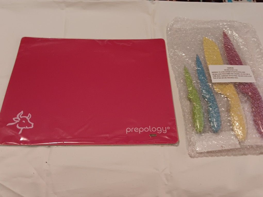 Prepology Cutting Board and Knife Set