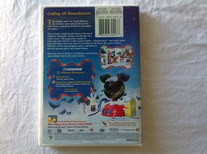 Mickey Saves Santa // Mickey Mouse Clubhouse DVD // and Other 