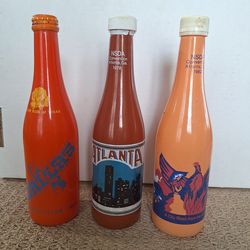 LOT OF 3 COLLECTIBLE COMMERATIVE BOTTLES - NSDA MEETINGS 1975, 1978, 1982