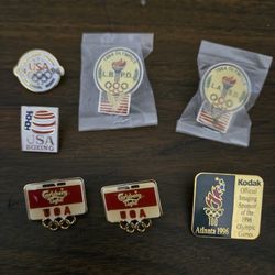 Lot Of 7 Olympic Games Pins