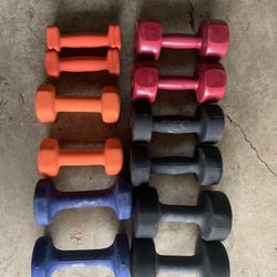 Dumbbell set 3,5,6,8,10,15 