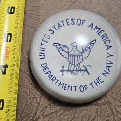 US Naval Paperweight From World War II