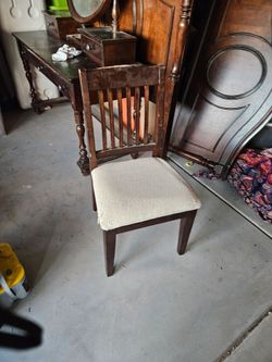 Vanity and chair head and foot boards