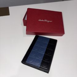 Brand New Authentic Salvatore Ferragamo Firenze Gancini Bifold Wallet. 