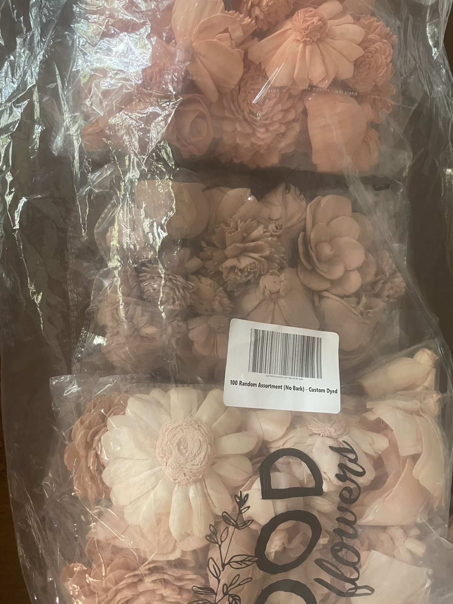 225 Wooden Flowers- Sola