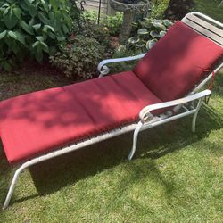 Patio Chaise and Cushion