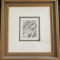 Original Art - Camille Berg etching 