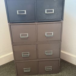 Vintage Filing Cabinets.