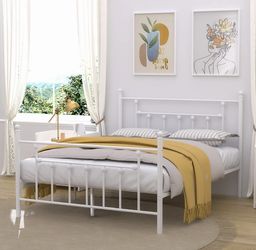 Vintage Style Iron Bed Frame
