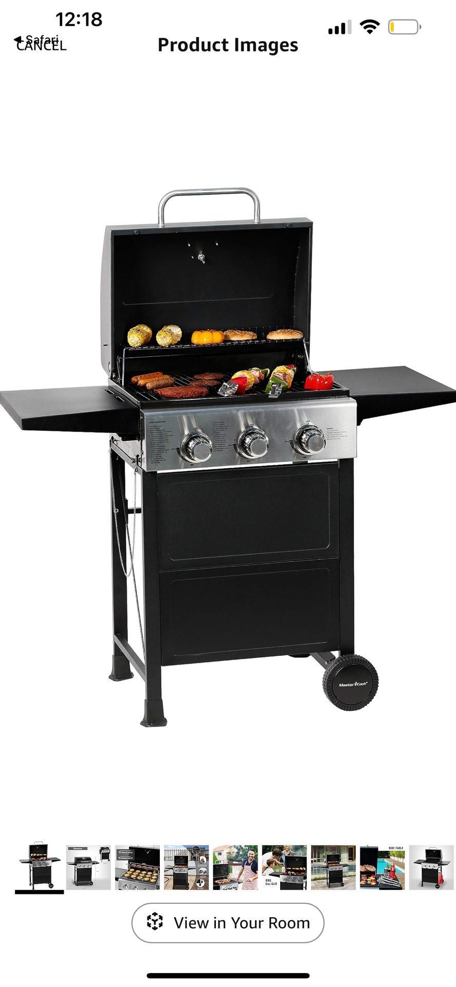 3 Burner Gas Grill