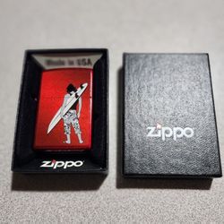 Zippo Lighter - Red Surfer (Never Used)
