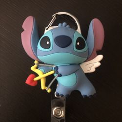Stitch-Cupid Badge Holder