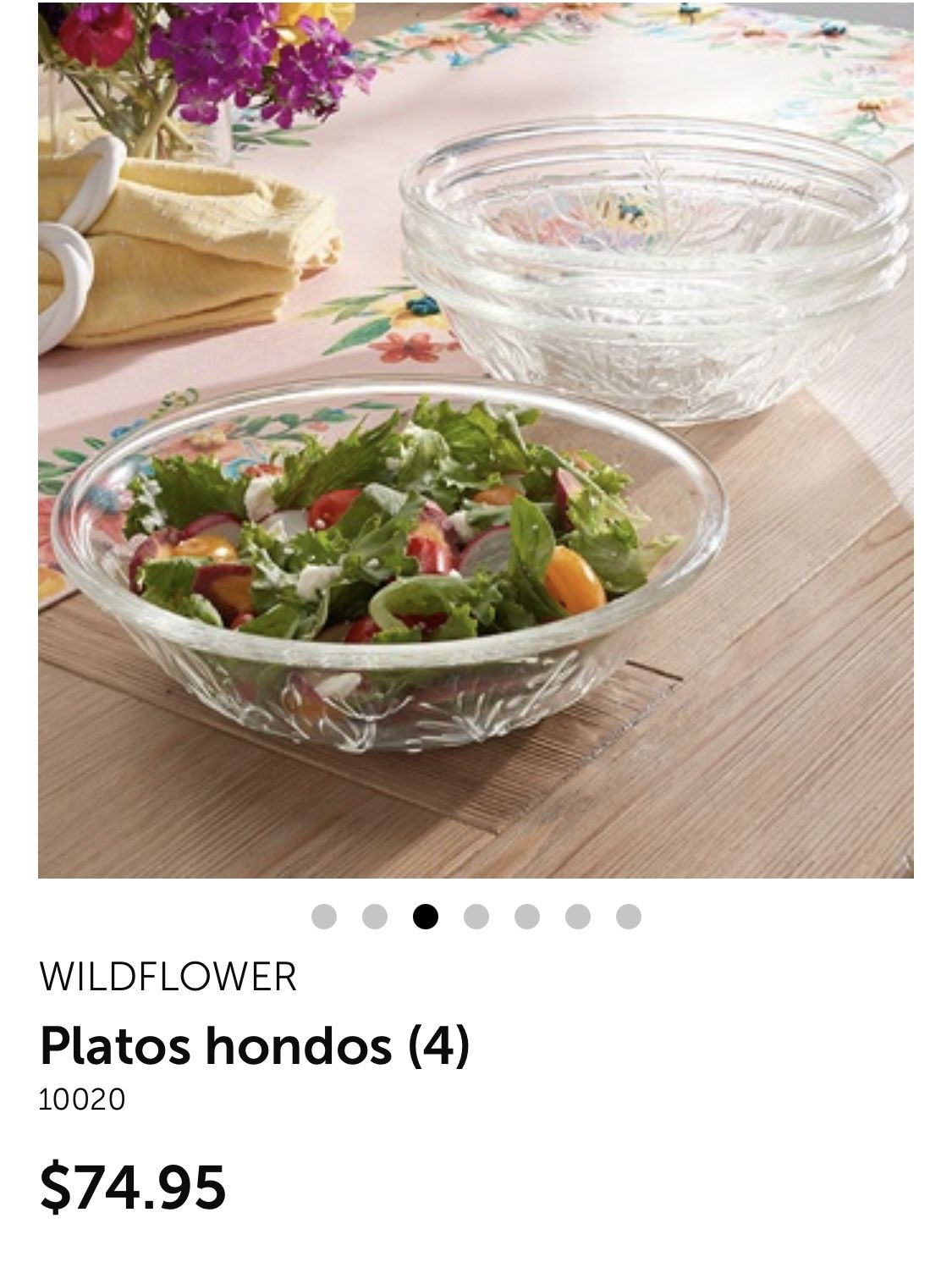 Super Especial Princess House Platos De Cristal