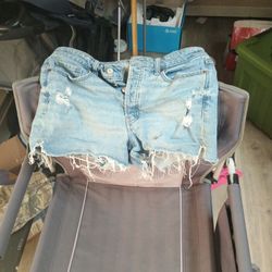 Cute Ripped Jean Shorts 