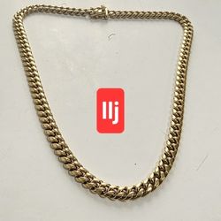 I Deliver I Ship 14k Gold Plated Chain