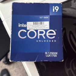intel core I9 Unused