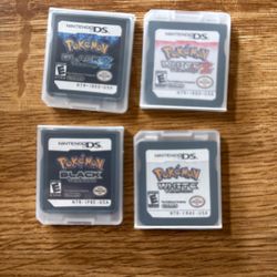 Nintendo Pokemon Games While 1 , 2 Black 1, 2 Available For Pickup 