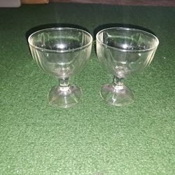 Vintage small dessert cups