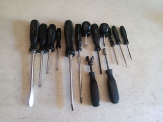 Snap On screwdriver mix tools