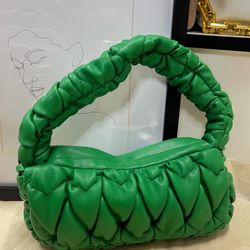 Green Vegan Bag For Woman