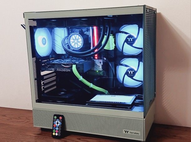 RGB Gaming PC AMD Ryzen 5500 16GB RAM 500GB SSD 2tb HDD Gigabyte Radeon 6500XT Wifi|Bluetooth