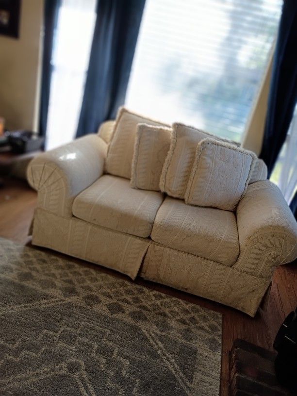 Sofa, Loveseat, W/Matching Chair and Ottoman