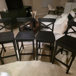 4 Bar Stools (25 in. seat height)
