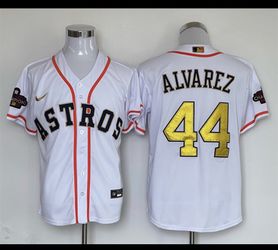 Houston Astros Alvarez #44 Champions Jersey