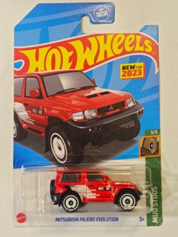 HOT WHEELS . MUD STUD . 1997 MITSUBISHI PAJERO EVOLUTION .