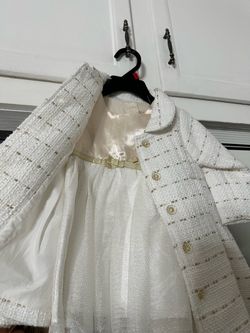 BABYGIRL DRESS OUTFIT W/ COAT