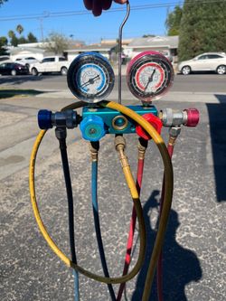 Matco R134a AC manifold gauge set