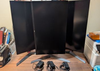 3 LG Ultragear Monitor 27" 1440p 144hz