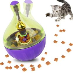 Tumbler Pet Leaking Ball Pet Toys Leaking Food Ball Slow Feeder Food Dispensing Leaking Dispenser Treat Ball Pet Toy for Cat