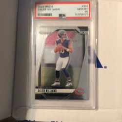 2024 PANINI PRIZM #301 CALEB WILLIAMS RC BEARS PSA 10