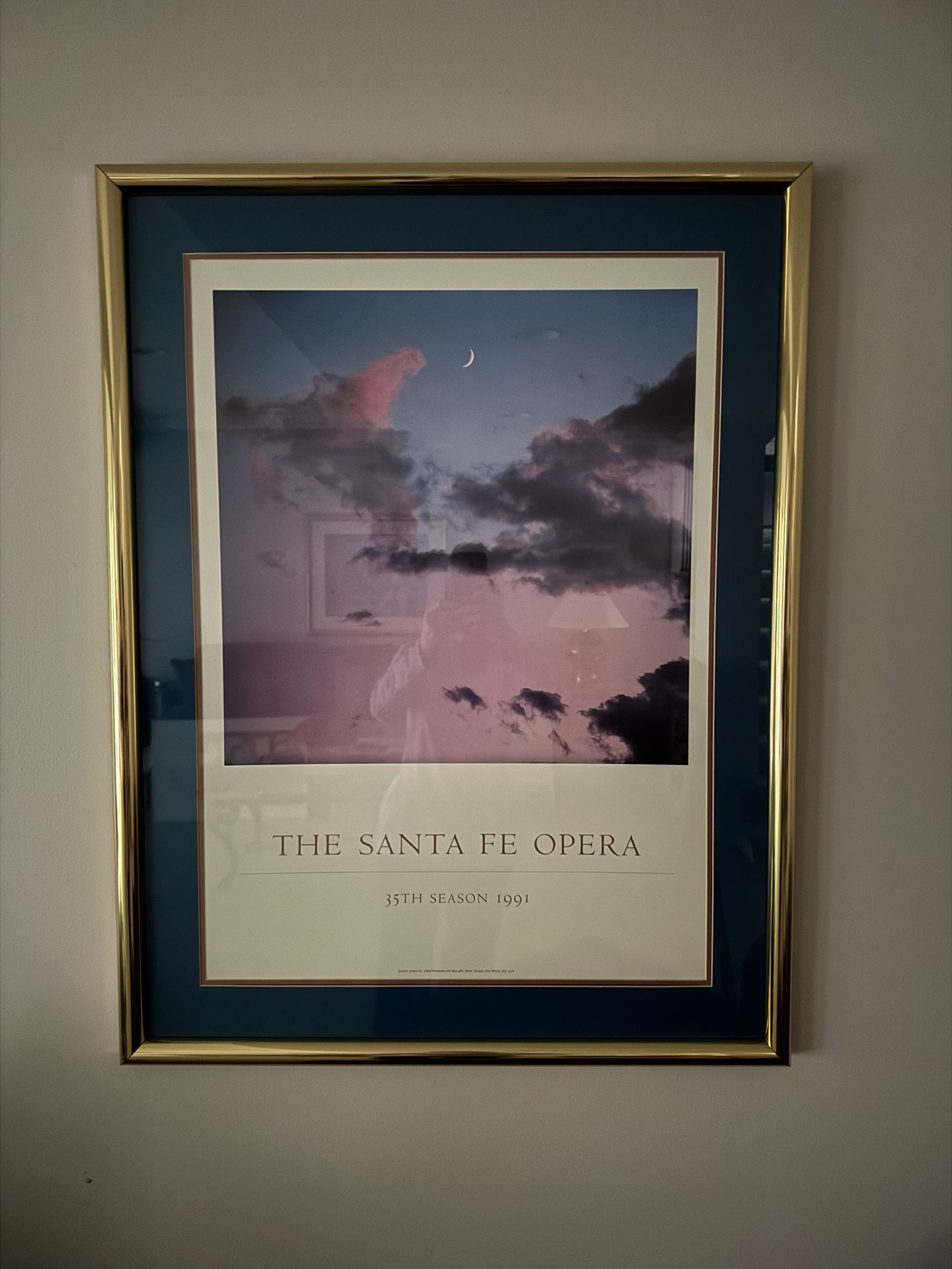 1991 Santa Fe Opera Poster, Framed & Matted