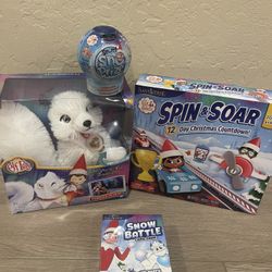 Elf on the Shelf Christmas Countdown Arctic Fox Card Game Sno Prize Toy Bundle