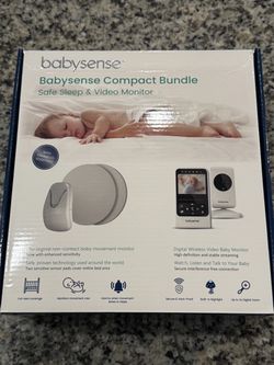 Babysense video monitor and safe sleep movement monitor