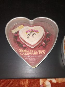 Wilton Heart-shaped Cake Pans Two Different Sizes