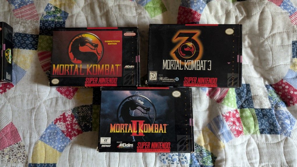 MORTAL KOMBAT 123 BOXED (NOT CIB IT DONT HAVE MANUAL) NEED GONE TODAY