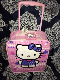 NEW Rolling Hello Kitty Suitcase