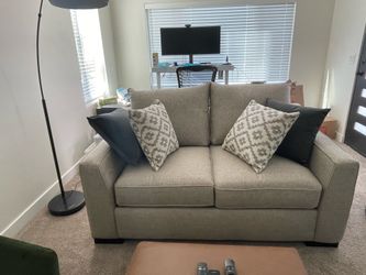 Living Spaces Soma Foam Loveseat 68"