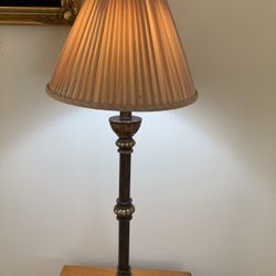 Vintage Table Lamp 33” H