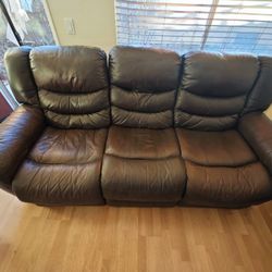 Automatic Electric Recliner Leather Sofa