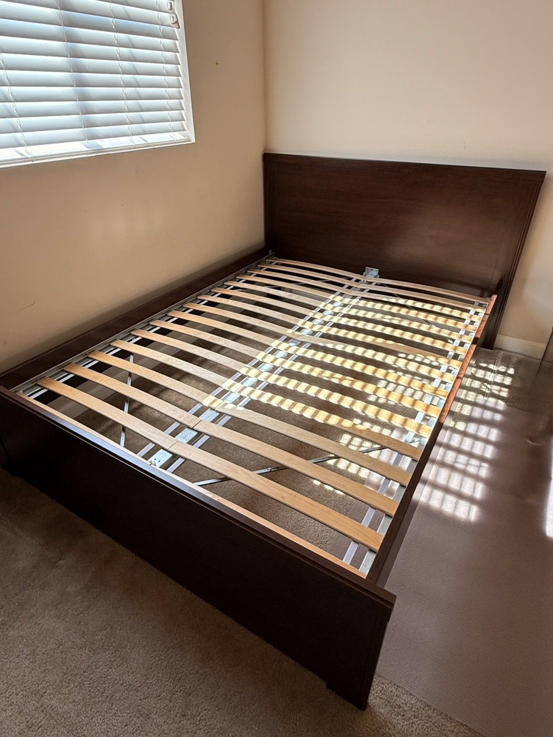 IKEA BRUSALI Full Size Bed Frame Brown